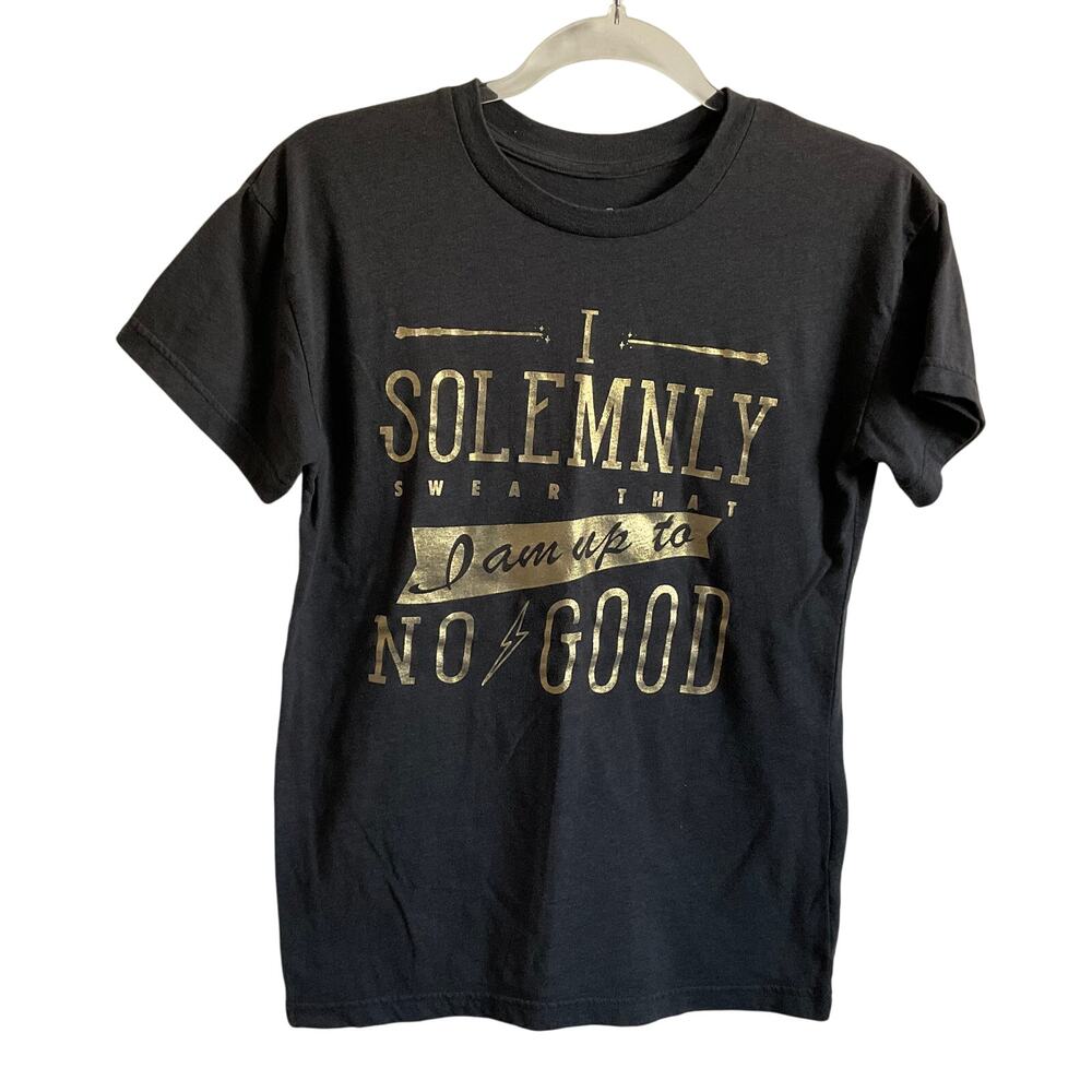 Harry Potter “I Solemnly Swear I am Up to No Good”‎ Graphic Tee - Size Small